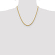 10k 4.25mm Diamond-cut Rope Chain