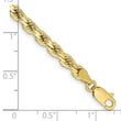 10k 4.25mm Diamond-cut Rope Chain