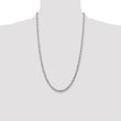 10k White Gold 4.5mm Diamond-Cut Rope Chain