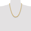 10k 6.5mm Diamond-cut Rope Chain