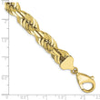 10k 10mm Diamond-cut Rope Chain