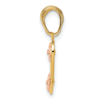 10K Two-tone MOMMY and ME Break-A-Part Charm