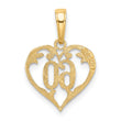 10k 60 Heart Pendant