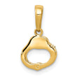 10K Handcuffs Pendant