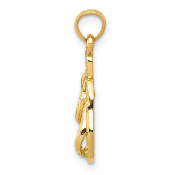 10k  3D Flip Flops Pendant