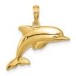 10k Dolphin Pendant
