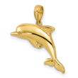 10k Dolphin Pendant