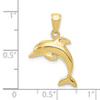10k Dolphin Pendant