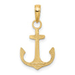 10k Anchor Pendant