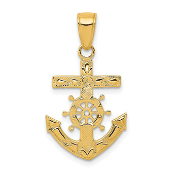 10k Mariner's Cross Pendant