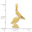 10k Pelican Pendant
