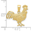 10k Rooster Pendant