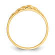 10K Polished Valley Dome Ring