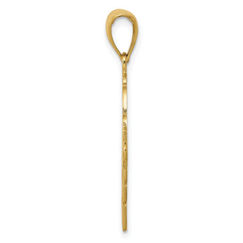 10K GRANDMA Birthstone Charm Holder Pendant