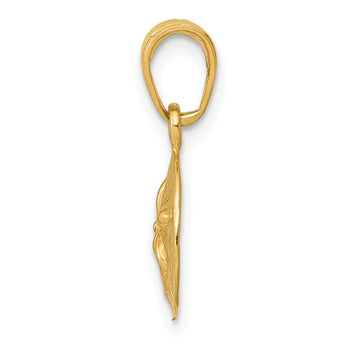 10k Sand Dollar Pendant