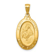 10k Saint Anthony Oval Medal Pendant