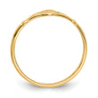 10K Gold Polished Oval Child's Ring