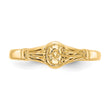 10K Gold Polished Oval Child's Ring