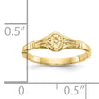 10K Gold Polished Oval Child's Ring