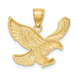 10k Diamond-cut Eagle Pendant