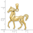 10K 3-D Polished Horse Charm