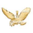 10K Eagle w/Beak Touching Claws Charm