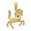10K 3-D Horse Charm
