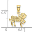 10K Carousel Horse Charm