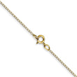 10k .42mm Carded Curb Chain - Birthstone Company