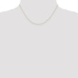 10k .42mm Carded Curb Chain - Birthstone Company