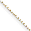 10k .42mm Carded Curb Chain - Birthstone Company