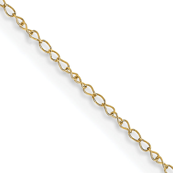 10k .42mm Carded Curb Chain