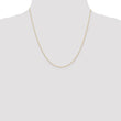 10k .6 mm Carded Cable Rope Chain - Birthstone Company