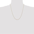 10k .6 mm Carded Cable Rope Chain - Birthstone Company
