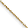 10k .6 mm Carded Cable Rope Chain