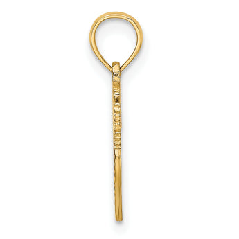 10K Heart w/ Love Birds Charm