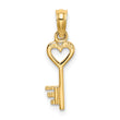 10k Key w/ Heart Charm