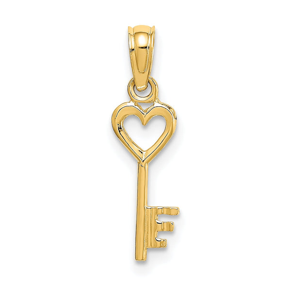 10k Key w/ Heart Charm