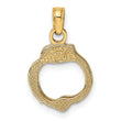 10K Moveable Handcuffs Charm