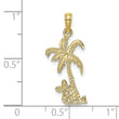 10K Palm Tree w/ Cactus Charm