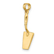 10K 3-D Concrete  Tool Spatula Charm