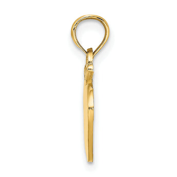 10K Polished Apple Charm