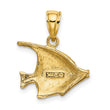 10k Polished Fish Charm