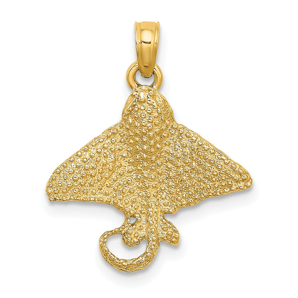 10K Textured Spotted Eagle Ray Charm