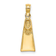 10K Scuba Flipper Charm