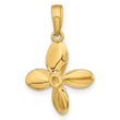 10K 3-D w/ 4 Blades Propeller Charm