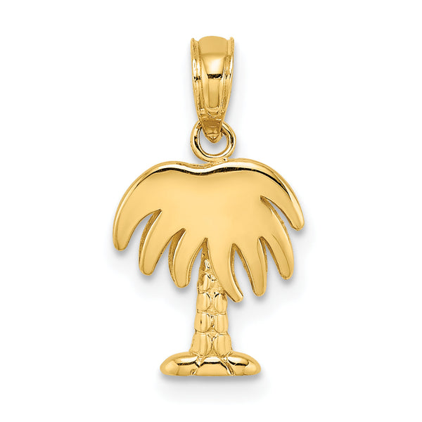 10K Charleston Palm Tree Charm