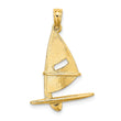 10K 3-D Textured Windsail Surfing Board Charm