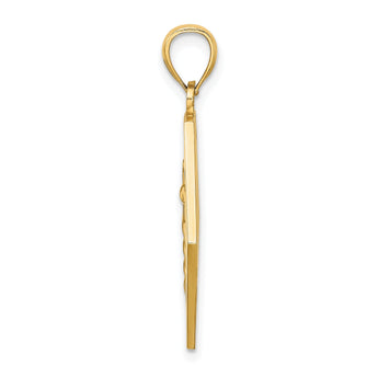 10k Medical Disc Pendant