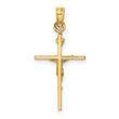 10K INRI Crucifix Charm